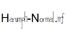 Harumph-Normal.ttf