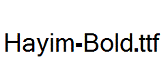 Hayim-Bold.ttf