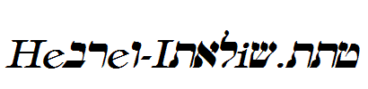 Hebrew-Italic.ttf