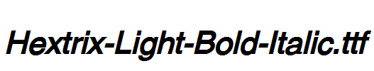 Hextrix-Light-Bold-Italic.ttf