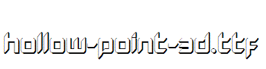 Hollow-Point-3D.ttf