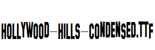 Hollywood-Hills-Condensed.TTF