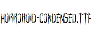 Horroroid-Condensed.ttf