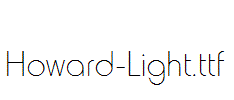Howard-Light.ttf