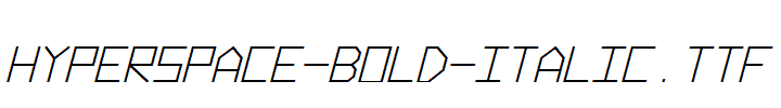 Hyperspace-Bold-Italic.ttf