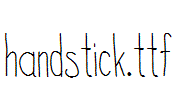 handstick.ttf