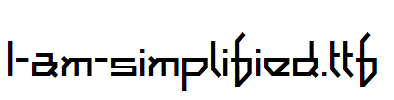I-am-simplified.ttf