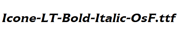 Icone-LT-Bold-Italic-OsF.ttf