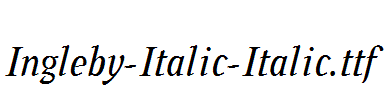 Ingleby-Italic-Italic.ttf