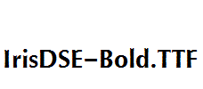 IrisDSE-Bold.ttf