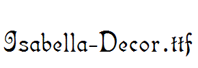 Isabella-Decor.ttf