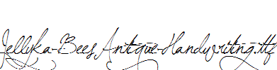 Jellyka-BeesAntique-Handwriting.ttf