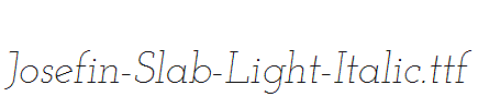 Josefin-Slab-Light-Italic.ttf