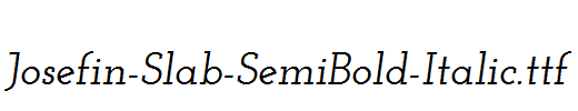 Josefin-Slab-SemiBold-Italic.ttf