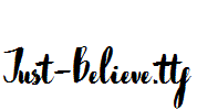 Just-Believe.otf