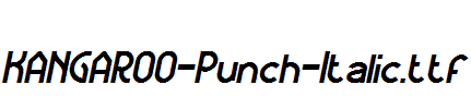 KANGAROO-Punch-Italic.ttf