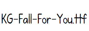 KG-Fall-For-You.ttf