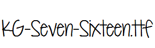 KG-Seven-Sixteen.ttf