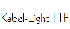 Kabel-Light.ttf