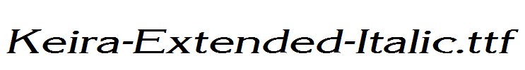 Keira-Extended-Italic.ttf