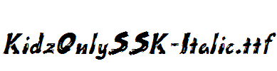 KidzOnlySSK-Italic.ttf