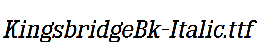 KingsbridgeBk-Italic.ttf