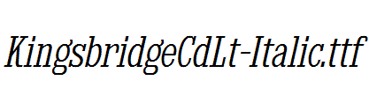 KingsbridgeCdLt-Italic.ttf
