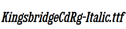 KingsbridgeCdRg-Italic.ttf