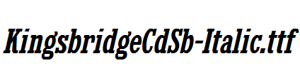 KingsbridgeCdSb-Italic.ttf