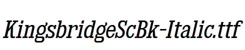 KingsbridgeScBk-Italic.ttf