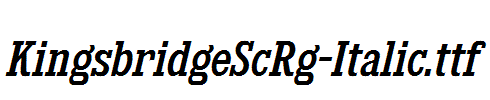 KingsbridgeScRg-Italic.ttf