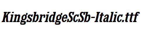 KingsbridgeScSb-Italic.ttf