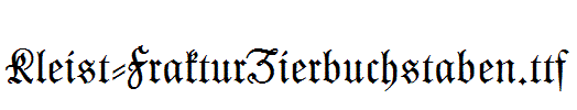 Kleist-FrakturZierbuchstaben.ttf