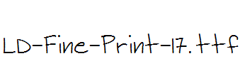 LD-Fine-Print-17.ttf