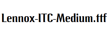 Lennox-ITC-Medium.ttf