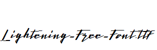Lightening-Free-Font.ttf