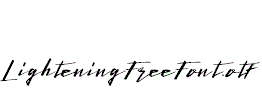 LighteningFreeFont.otf