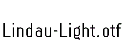 Lindau-Light.otf