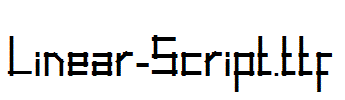 Linear-Script.ttf