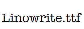 Linowrite.ttf