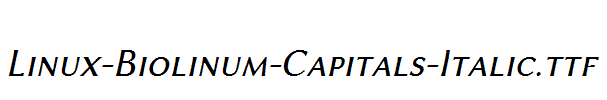 Linux-Biolinum-Capitals-Italic.ttf