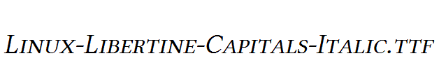 Linux-Libertine-Capitals-Italic.ttf