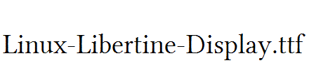 Linux-Libertine-Display.ttf