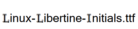Linux-Libertine-Initials.ttf