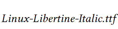 Linux-Libertine-Italic.ttf