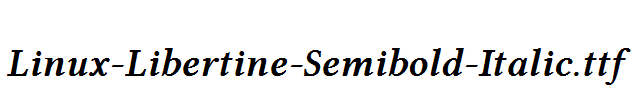 Linux-Libertine-Semibold-Italic.ttf