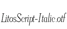 LitosScript-Italic.otf