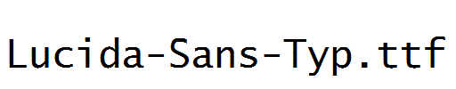 Lucida-Sans-Typ.ttf