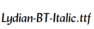 Lydian-BT-Italic.ttf