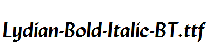 Lydian-Bold-Italic-BT.ttf